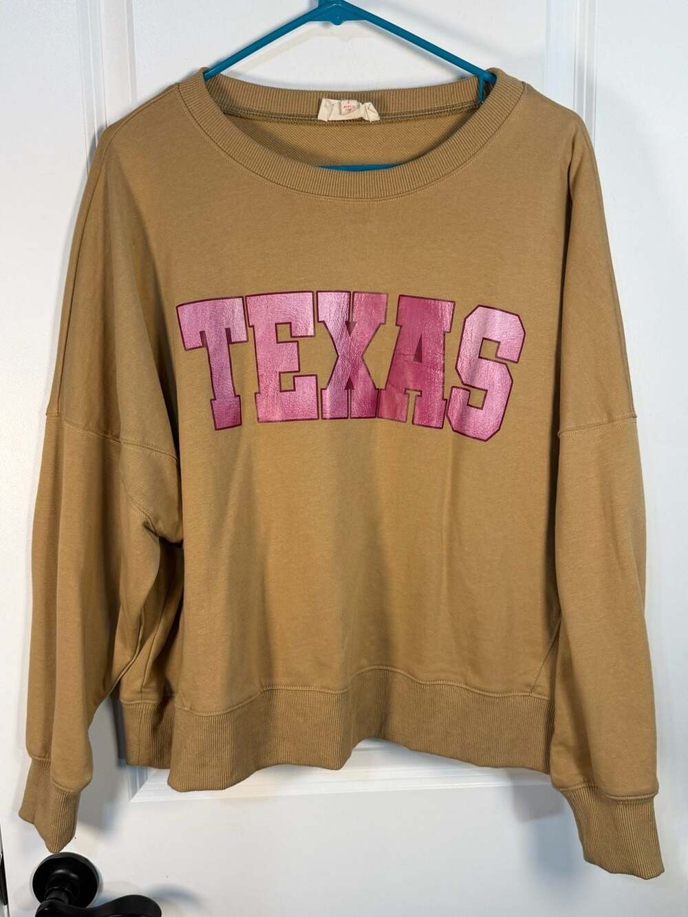 Peach Love California Texas Graphic Sweatshirt Size S